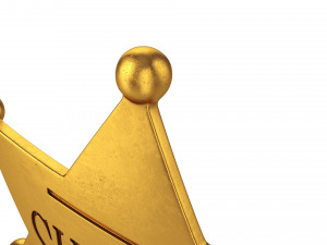 sheriff badge Model 3D
