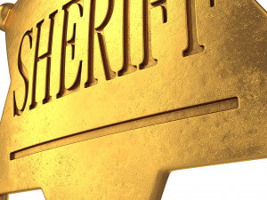 sheriff badge Model 3D