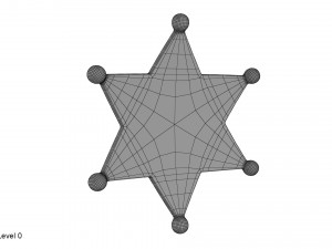 sheriff badge Model 3D