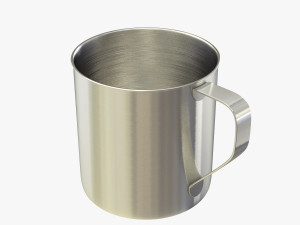 stainless steel mug 3Dモデル