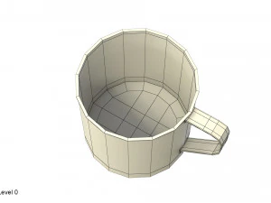 stainless steel mug 3D Model