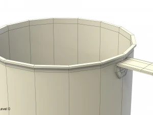 stainless steel mug 3D Model