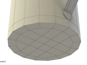 stainless steel mug 3D Model