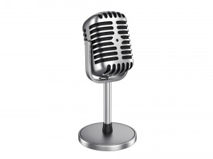 microphone Modèle 3D