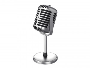 microphone Modèle 3D