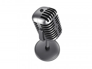 microphone Modèle 3D