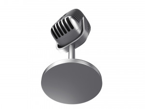 microphone Modèle 3D