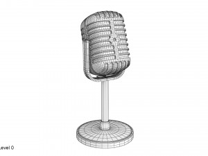 microphone Modèle 3D