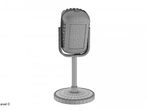 microphone 3D Model