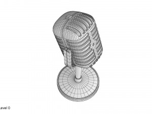 microphone Modèle 3D