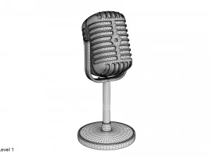microphone 3D Model