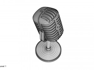 microphone Modèle 3D