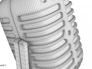 microphone Modèle 3D