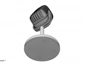 microphone Modèle 3D