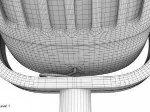 microphone Modèle 3D