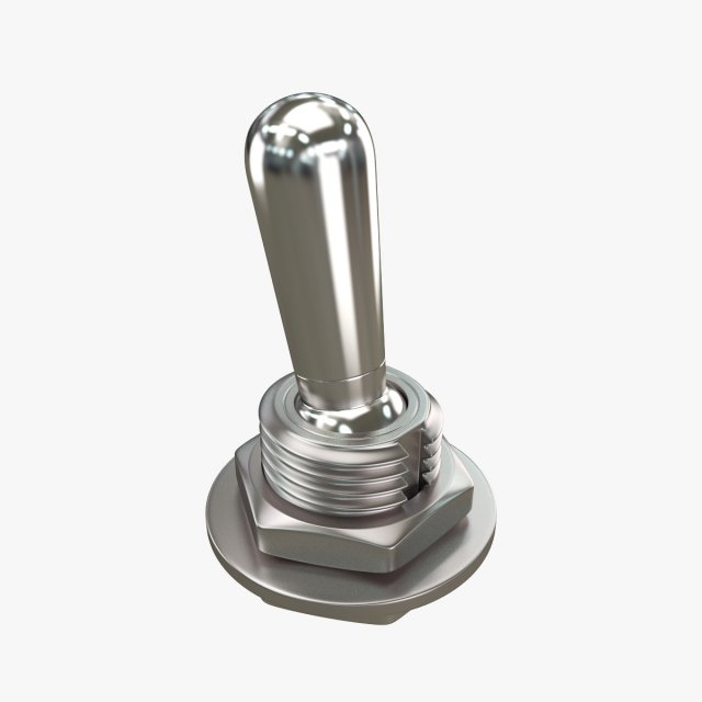 toggle switch 3D 模型 .c4d .max .obj .3ds .fbx .stl .blend 