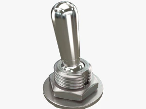 拨动开关 3D 模型