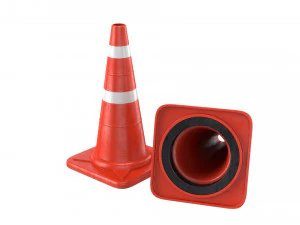 c&ocirc;ne de signalisation Modèle 3D