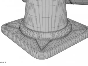 c&ocirc;ne de signalisation Modèle 3D