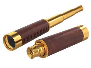 telescopio cannocchiale Modello 3D