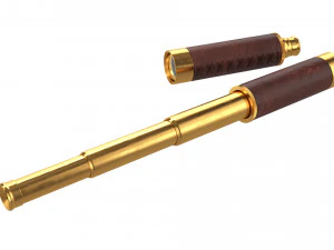 telescopio cannocchiale Modello 3D