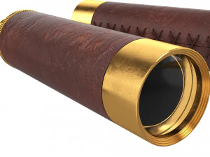 telescopio cannocchiale Modello 3D