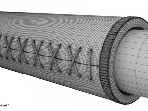 telescopio cannocchiale Modello 3D