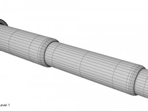 telescopio cannocchiale Modello 3D