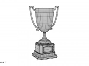 trophy cup 3D Model