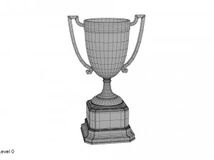 coupe du troph&eacute;e Modèle 3D