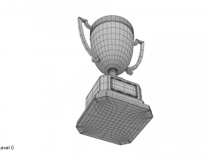 coupe du troph&eacute;e Modèle 3D