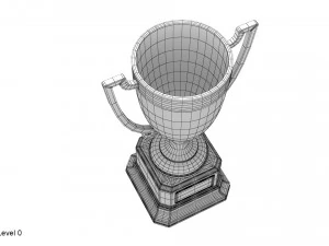 coupe du troph&eacute;e Modèle 3D