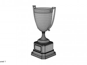 trophy cup 3D Model