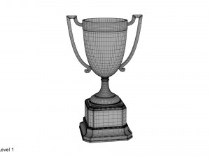 trophy cup 3D Model