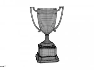coupe du troph&eacute;e Modèle 3D