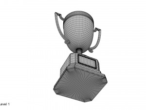trophy cup 3D Model