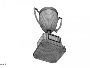 coupe du troph&eacute;e Modèle 3D