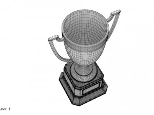 coupe du troph&eacute;e Modèle 3D