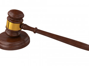 judge gavel 3D Model