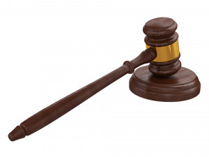 judge gavel 3D Model