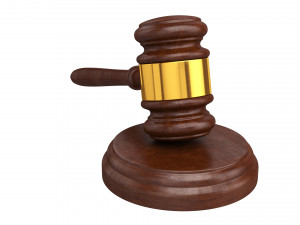 judge gavel 3D Model
