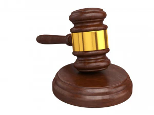 judge gavel 3D Model