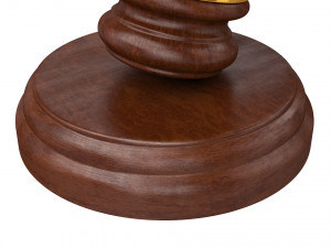 judge gavel 3D Model