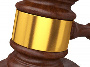 judge gavel 3D Model