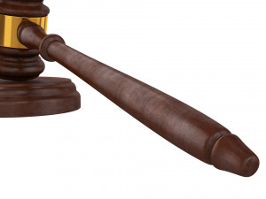 judge gavel 3D Model