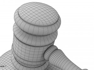 judge gavel 3D Model