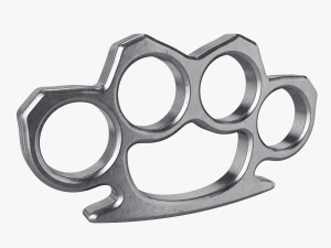 brass knuckles 3D मॉडल