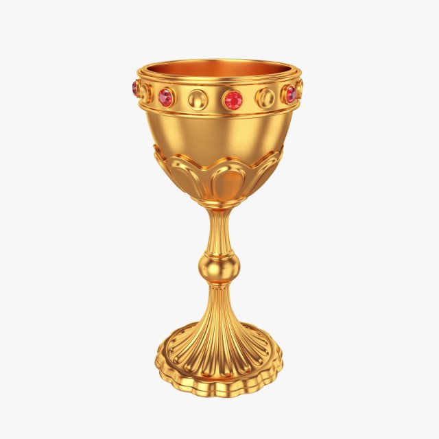 golden chalice Modelo 3D .c4d .max .obj .3ds .fbx .stl .blend 