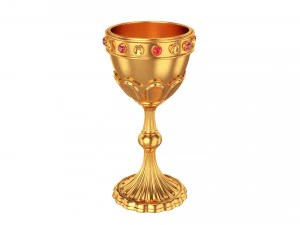 calice d'oro Modello 3D