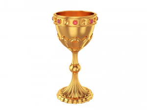 calice d'oro Modello 3D